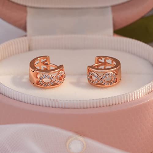 Multiple 2 Pairs Stud Earrings Set | Roslynd Earring Studs For Women/Girl, Stud Earrings For Women, Girl With Hypoallergenic Cubic Zirconia & White Gold Plating #TOP2