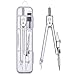 Drawing Compass and 6 Inch Protractor, Student Geometry Math Set