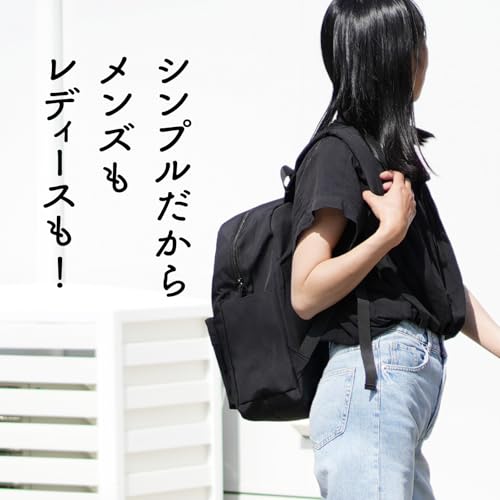 pieka リュック タウンリュック レディース 軽量 7ポケット シンプル 撥水ナイロン の商品画像 7