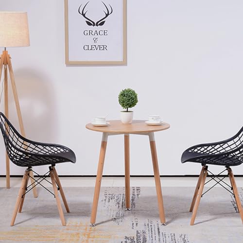 Table basse ronde et table d'appoint multifonctionnelle pour salon et extérieur JATIBOSH