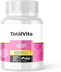 Gest - Suplemento Vitamínico para Gestantes e Lactantes com 60 Cápsulas