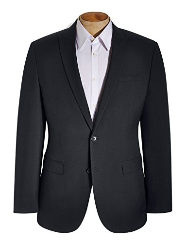 HBDesign Men's 3 Piece 2 Button Peak Lapel Slim Trim Fit Formal Tux3