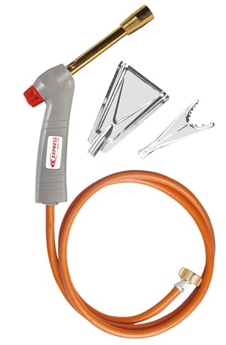 {Soplete Gas Fontanero Soplete Soplete Gas Butano - Soplete Fontanero Profesional Estandar + Accesorios - Caudal de Gas 312 (g/h) - Potencia 4,3 kW - con...