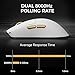 MCHOSE K7 Ultra Gaming Mouse, 59g Lightweight, 500mAh Battery, PAW3950 42K Sensor, 2.4G/BT/Wired, 8K Polling Rate (White)