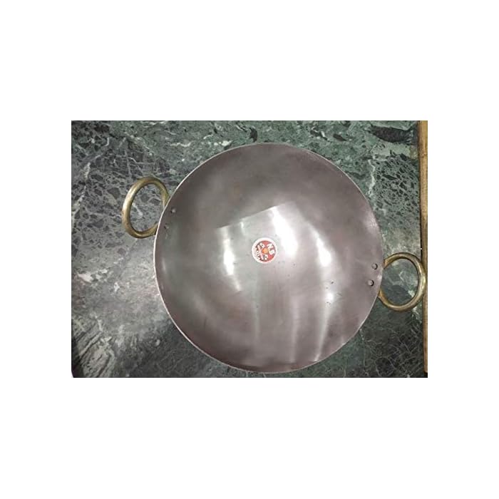 Buy Radhna Indian Traditional Indian Handmade Cast Iron Kadai Cooking