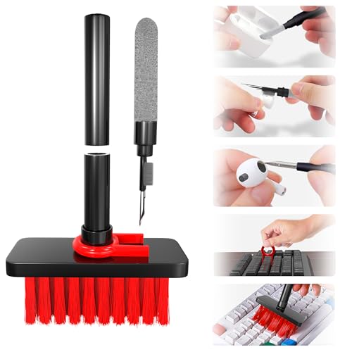 Sounce Cleaning Soft Brush Keyboard Cleaner 5-in-1 Multi-Function...