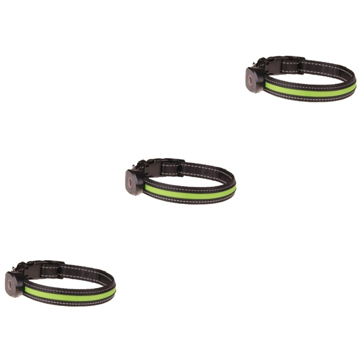 Housoutil 3 Pezzi Collare Luminoso Per Cani Da Compagnia Collana A Led Per Animali Domestici Collana Lampeggiante Per Cani Illuminata Taglia L