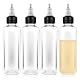 Qianyu 4 Stück Squeeze Flasche 100ml Quetschflaschen Kleine Spenderflasche mit Drehverschluss Behälter Auslaufsichere Spenderflaschen für Flüssige Gewürze Sojasauce Essig Sirup Ketchup Basteln Küche