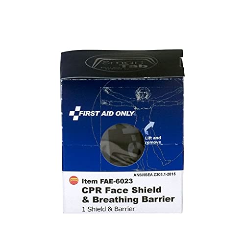 Image of First Aid Only FAE6023 SmartCompliance CPR Face Shield Breathing Barrier Plastic, One Size Fits Most