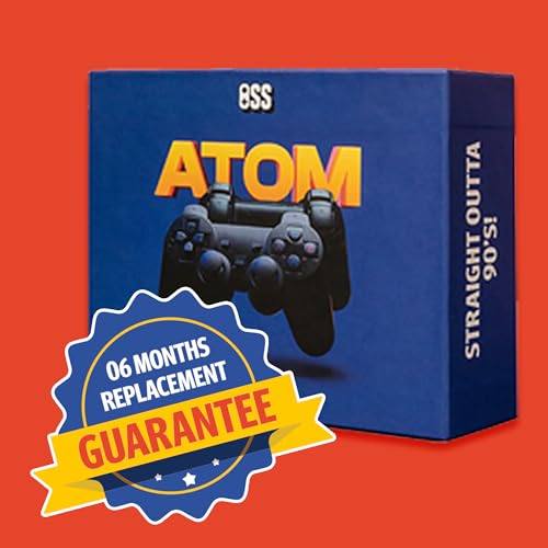 OLD SCHOOL STATION Atom Retro Gaming Console, 15000+ Games, 64GB Storage, 9 Emulators, Dual Wireless Controllers - Image 2