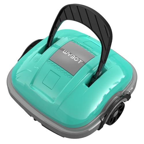 WYBOT Robot Piscina Fuori Terra per Piscina da 80m², Robottino Pulitore con Doppia Motricità e...