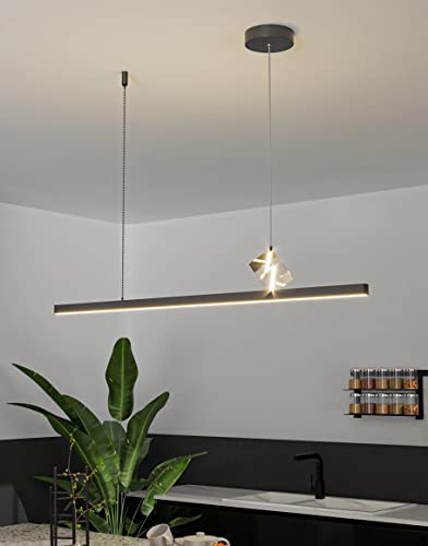 Suspension LED table à manger dimmable avec télécommande pour ajuster l'ambiance lumineuse
