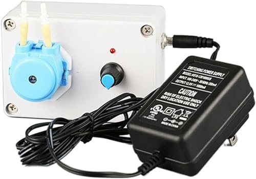 Pompe de tuyau pour débit instable solution réglable avec tube silicone