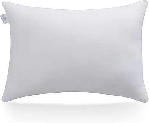 Acanva Bed Sleeping - Funda de almohada extra suave de plumón alternativo, 1 unidad (paquete de 1), color blanco