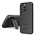 BELTRON Case with Belt Clip for iPhone 15 Pro, Slim Full-Body Protective Grip Cover with Swivel Holster, Compatible with MagSafe, Horizontal Kickstand & Built-in Card Holder