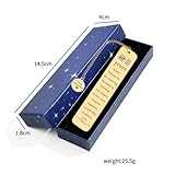 8th Anniversary Bronze Metal Bookmark | Wedding Anniversary and Birthday Present for Couples | Unique Gifts for Him Her Husband Wife - Image 5