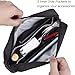 CAAORDKSO Travel Cable Organizer Pouch Electronic Accessories Carry Case Water Resistant Accessories Organizer Pouch Bag for Cable, Cord, Charger, Phone, Power Bank, Earphone (Big-Black)