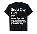 SCOTT CITY GIRL MO MISSOURI - Regalo divertente con radici di città Maglietta