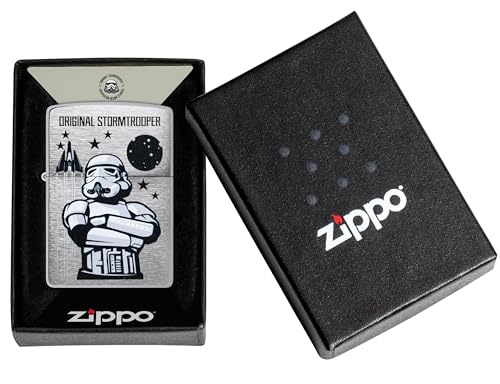 Encendedor Zippo Windproof Stormtrooper Plata miniatura 3