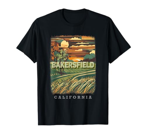 Bakersfield California CA Country Charm SD620 T-Shirt Bakersfield California CA Country Charm SD620 T-Shirt