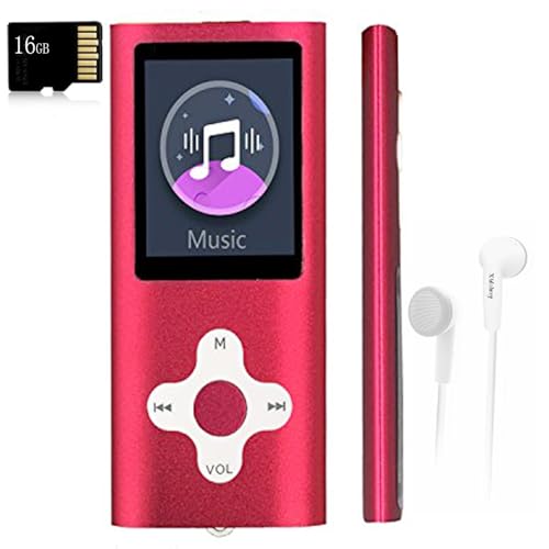 Image of Mp3 Player,Music Player with a 16 GB Memory Card Portable Digital Music Player /Video /Voice Record /FM Radio /E-Book Reader /Photo Viewer /1.8 LCD