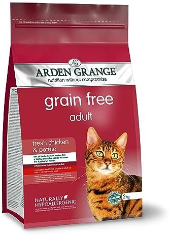 Arden Grange Adult Dry Cat Food, Chicken, 2 Kg
