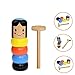 Produktbild GHONLZIN Holzpuppe, Immortal Daruma 1 Zaubertricks Funny Toy Halloween-Spiele für Kinder (1#)