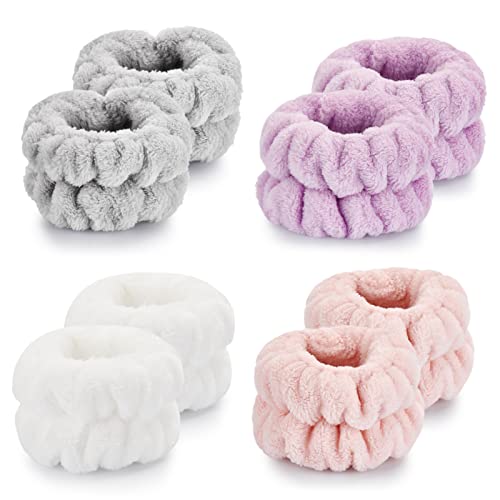 Dorbetar Wrist Bands for Washing Face, Spa Wristbands for Washing Face, Microfiber Wrist Towels for Washing Face, Face Wash Wristbands, Arm Bands for Washing Face for Woman Children
