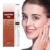 Bolígrafo líquido verrugas, Skin Tag, Líquido reparador verrugas lunares, Cuello, cara, pies, piel del cuerpo - Fórmula acción rápida Freeze Off - Bolígrafo Heyce