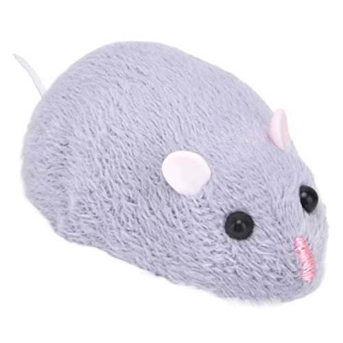 TOPINCN Giocattolo per Mouse Telecomandato, Ratto Telecomandato Topo Animale Scherzo Scherzo Giocattoli di Trucco Spaventosi per Cane Gatto Bambini Compleanno di Natale (Grigio Topo)
