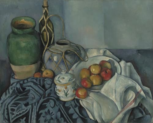 Peinture Poster Art Mural pour salon chaleureux Cézanne 60x90