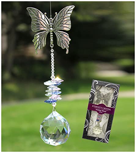 Rosleanny Crystal Garden Suncatcher Hanging Crystals Ornament for Window Rainbow