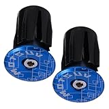 Pour guidons de vélo : fabriqués en alliage d'aluminium et en plastique, ils sont très solides et peuvent être utilisés pendant une longue période. embouts de verrouillage pour vélo