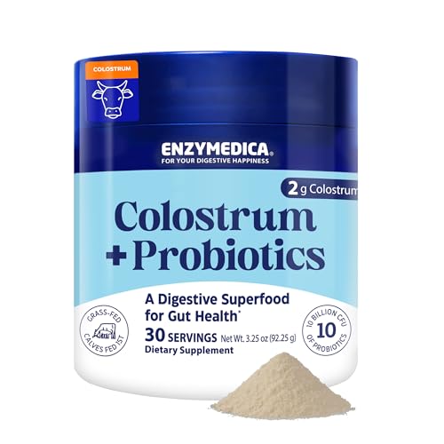 Enzymedica, Colostrum, Powder with Probiotics, Colostrum for Wome...