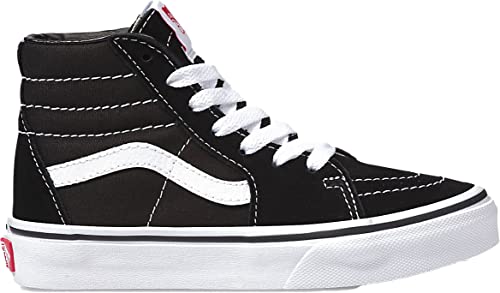 Vans Vans Kids Unisex Sk8-Hi Shoes, Size 1.5, Color (6BT) Black/True White