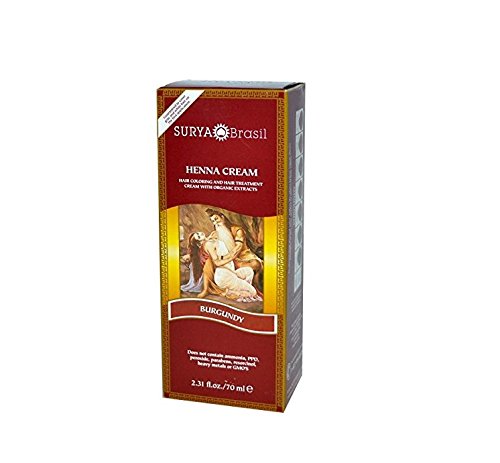 Surya Nature Henna Burgundy Cream - 2.37 Ounce