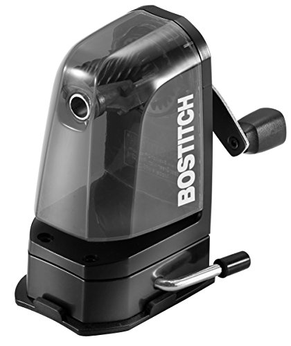 Bostitch Office Multi-Mount Manual Pencil Sharpener, Vacuum Mount or Screw Mount, Black (MPS2-BLK) #1