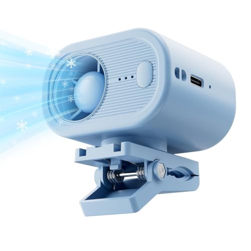 Ventilador de cuello recargable para combatir el calor de forma portátil 8