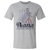 500 LEVEL Anna Kalinskaya Retro Shirt (Heather Gray, Small)