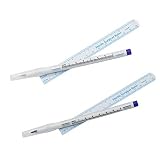 Material seguro para la piel: soporte para bolígrafos PP, hecho de plástico médico, tinta alemana, seguro, no tóxico. Marcado claro, uso seguro en la piel, tinta médica no estimulante. La marca no es fácil de borrar, pero no permanecerá en la piel de forma permanente.