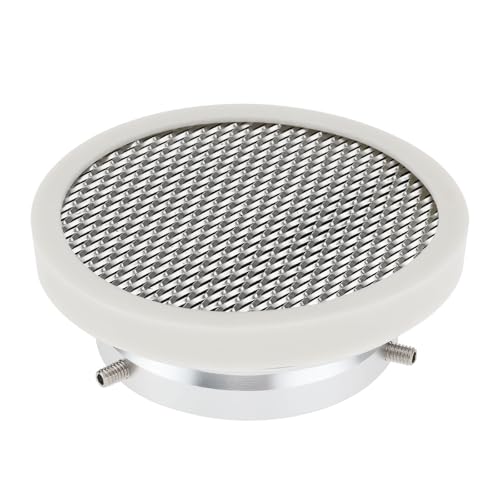 LT Easiyl 1pc Filtre à Air de Carburateur de Moto avec Filet 55 Mm Velocity Stack Admission Vent Corne Cup Remplacement Convient pour Scooter Moto ATV PWK32 34 Mm Carburateur Argent