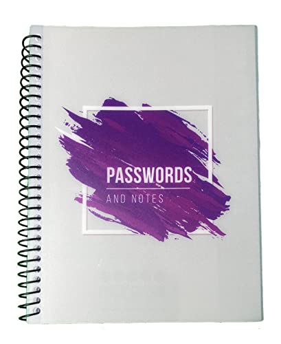 Mini carnet à spirale violet de poche avec onglets de classement