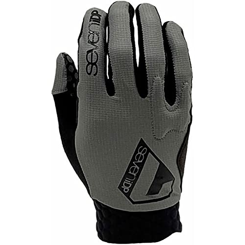 Gant de VTT 7iDP Project Gris M avec Paume Antidérapante et Haute Sensibilité