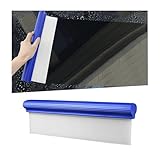 Ohleats Professional Car Handheld Blade Squeegee, 12.3 inch 3-Layer Silicone T-Bar Water Blade, Automotive Water Wiper for Car Drying, Universal Quick Drying Flexible Squeegee Wiper