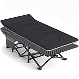 NCSNC-36 Cuna Plegable for Acampar con cojín, cómoda Tienda de campaña, Cuna Plegable for Dormir, Ligera, con Bolsa de Transporte