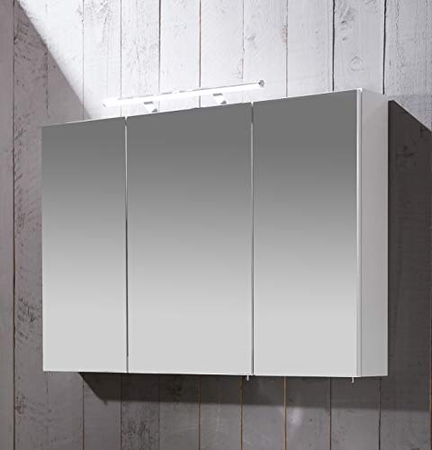 Schildmeyer Waschplatz-Set CAPPO197 | In Hochglanz Weiss | 100 cm Breite - 4027181082010 Schildmeyer Waschplatz-Set CAPPO197 | In Hochglanz Weiss | 100 cm Breite