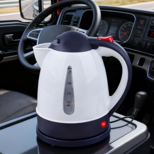 Hervidor eléctrico para auto de acero inoxidable 1L miniatura 5