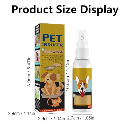 Töpfchen-Trainingsspray,Haustier-Töpfchentrainingsspray,Hunde Lockstoff Spray,Welpen-Töpfchen-Trainingsspray,Hundetoiletten-Trainingshilfe,Hundetöpfchentrainingsspray,Potty Here-Trainingshilfe-Spray