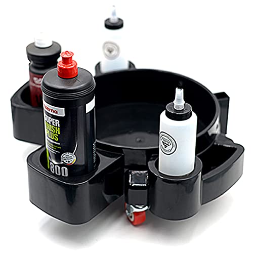LCGP Bucket Dolly 5 Gallon Car Wash Professional Detailing Bucket Dolly with Heavy Duty Wheel Casters, Black by LCGP - Image 2
