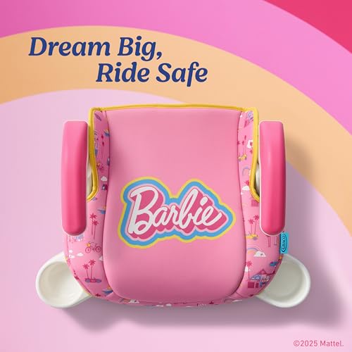 Image of Graco TurboBooster 2.0 Backless Booster Car Seat, Barbie, Travel Booster Seat for Children Ages 4-10, Weight 40-100 Pounds and Height up to 57 Inches